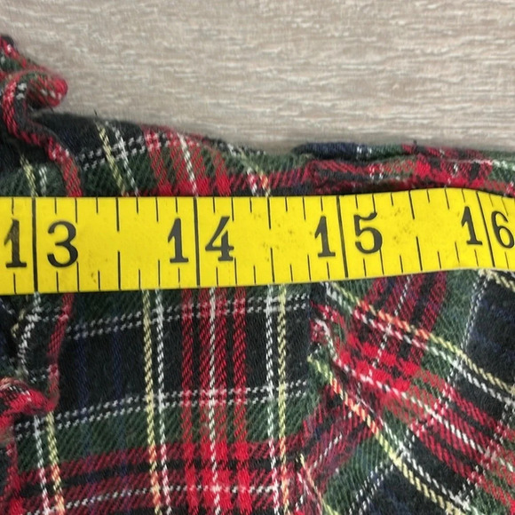 Erika Taylor Intimates Flannel Plaid Full Length Long Nightgown - Picture 7 of 14